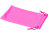 Чехол из микрофибры Clean для солнцезащитных очков, неоново-розовый